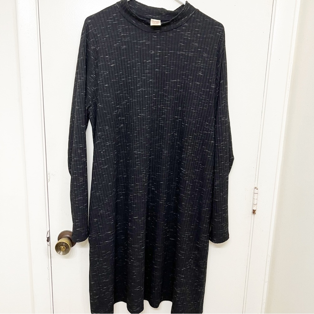 Classy Faded Glory Women Black Long Sleeve Top Size: XXL(20)